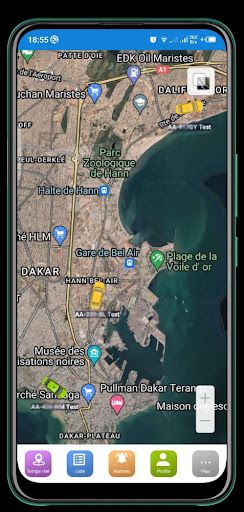 Android application SUNUTRACK screenshort