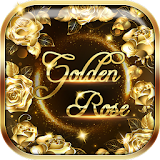 Golden rose diamond Keyboard icon