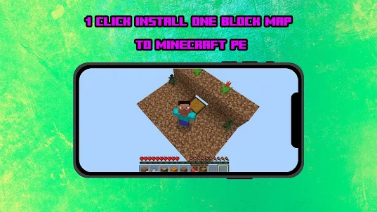 ワンブロックマップ Minecraft PE