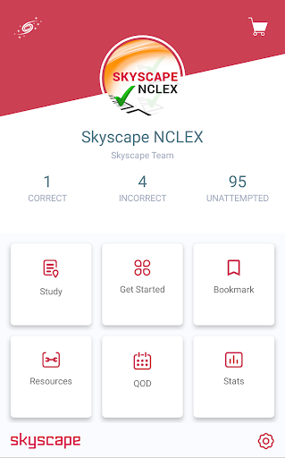 Screenshot of Skyscape NCLEX RN