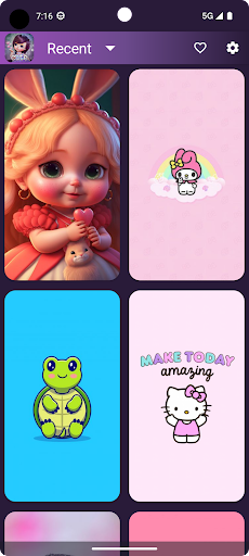 Android application Cute Wallpapers - Cutify screenshort