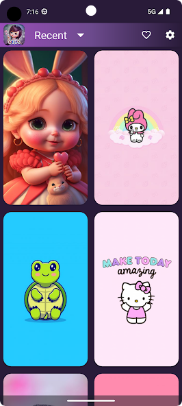 Cute Wallpapers‏ 5.0.22 APK + Mod (Unlimited money) إلى عن على ذكري المظهر