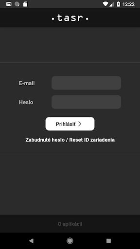 Android application TASR Pro screenshort