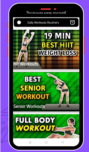 10 Minutes Daily Workout Screen 2