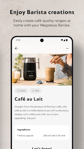 Screenshot of Nespresso Smart