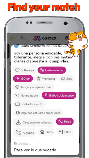 Gussex- Dating and friends Screen 2