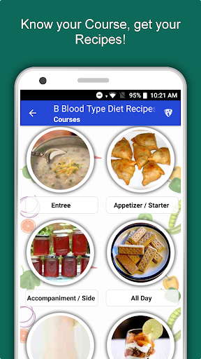Screenshot of B Blood Type Recipes Diet Plan