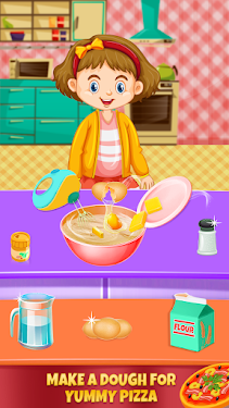 #2. Delicious Pizza Maker Kid Game (Android) By: Kidz Mania