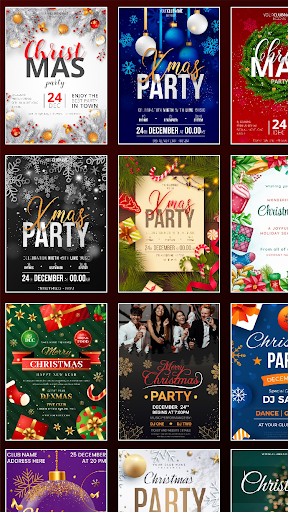 Christmas Invitation Cards Screen 2