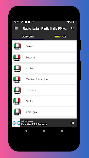 Android application Radio Italy - Radio Italy FM screenshort