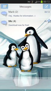 Penguins Theme GO SMS Pro Unknown