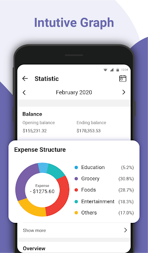 Screenshot of Money Manager: Expense Tracker