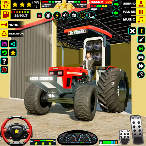 Tractor Farming: Farm Tractor logo