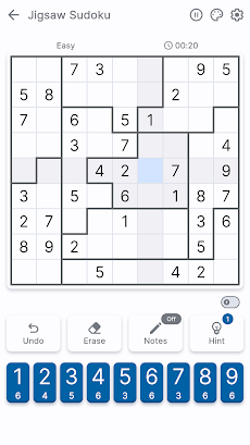 Jigsaw Sudokuのおすすめ画像1