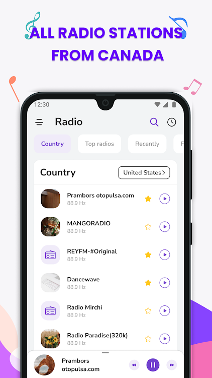 Radio Canada: FM Radio & Inter - 1.0.5 - (Android)