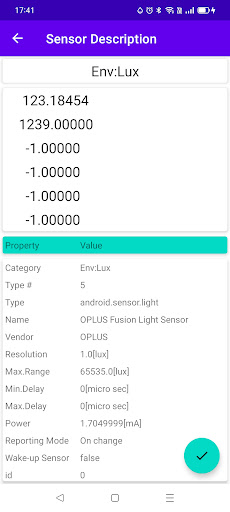 Sensors Detector Screen 3