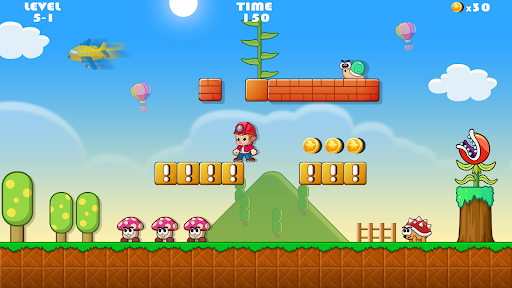 Super Magos World : Run Game Screen 2