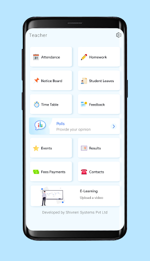 School Portal - Teacher App Screen 2