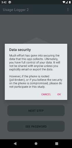 Usage Logger 2 Screen 2