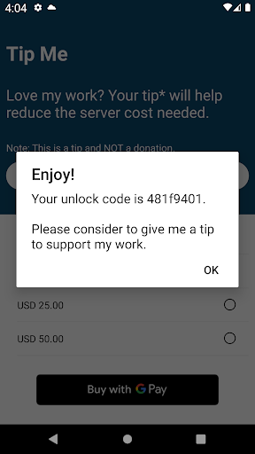 ERC Calculator Screen 2