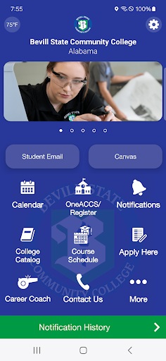 Bevill State Community College Screenshot