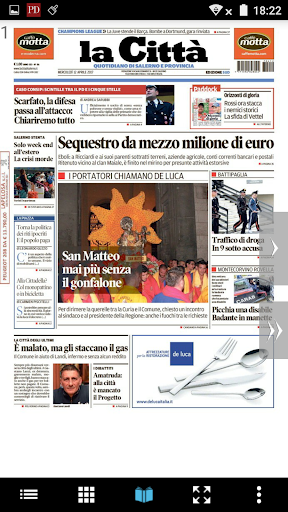 Android application La Città di Salerno screenshort