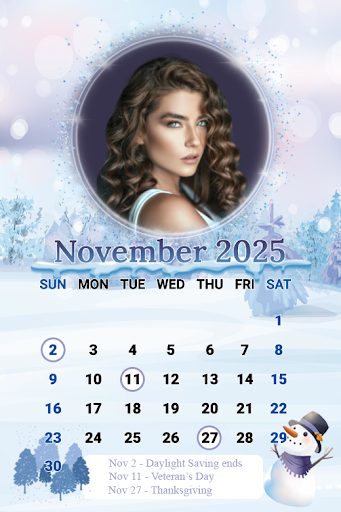 Calendar Photo Frame 2025 Screen 3