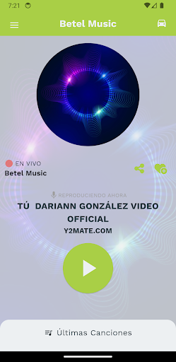 Android application Betel Music screenshort