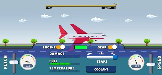 Fly World - 2D Flugsimulator