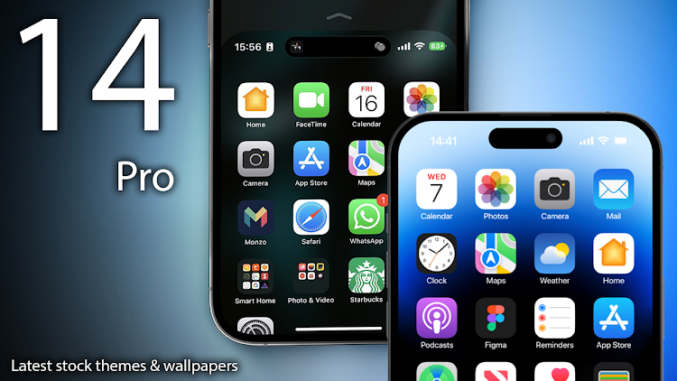 iPhone 14 Pro Launcher, Themes - 1.0 - (Android)