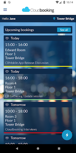 Android application CBMobile - Cloudbooking screenshort