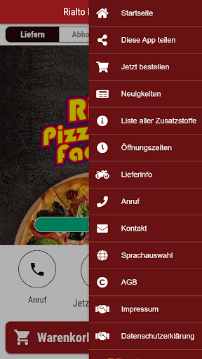 Rialto Pizza Factory Screen 3