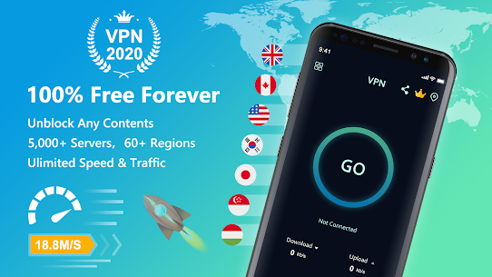 Free VPN Super™ – Fast & Secure MOD APK (Premium Unlocked) 1