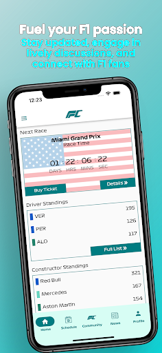 Android application Formula Community screenshort