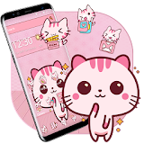 Cute Pink Kitty Theme Kawaii Sweet icon icon