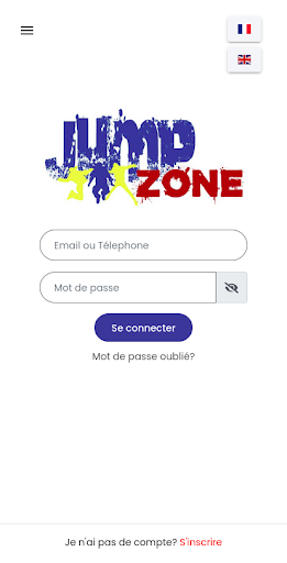 Android application JUMPZONE screenshort