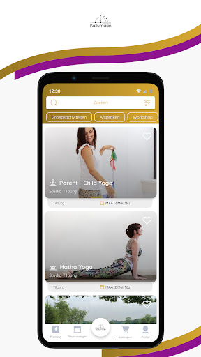 Android application Yogastudio Kallumaan screenshort