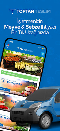 Android application TOPTAN TESLİM screenshort