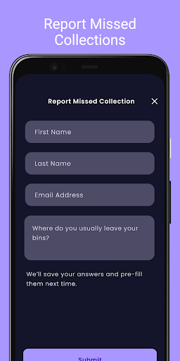 Bin Notifier Screen 2
