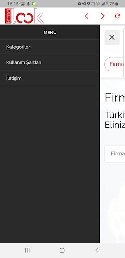 Android application Firma Look screenshort