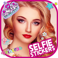 Selfie Stickers Face Stickers