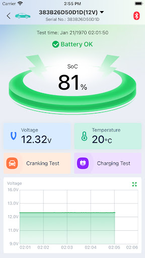 Android application ANCEL BM300 Pro screenshort
