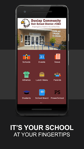 Android application Dunlap School District 323 screenshort
