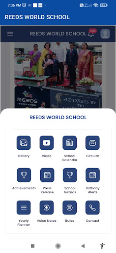 Android application Reeds World School screenshort