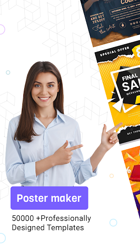 Android application Poster Maker - Flyers, Banner screenshort