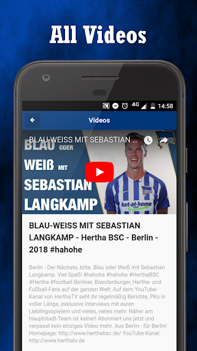Hertha Total News Screen 3