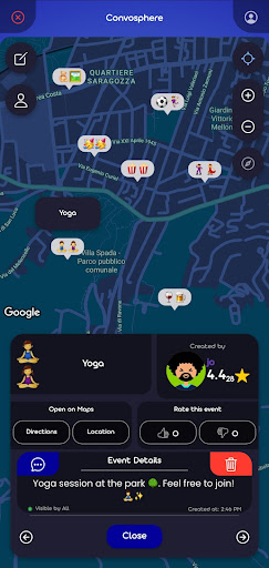 Convosphere: Proximity Chat Screen 3