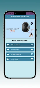 mini camera wifi Guide