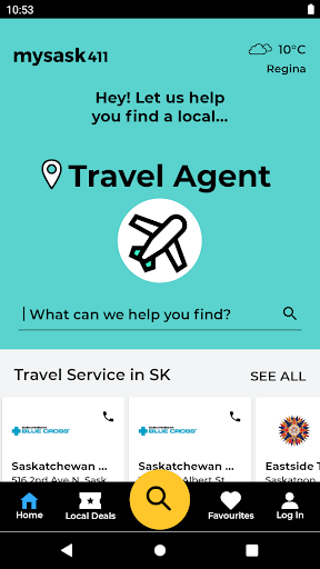 Android application Mysask411 - Local Search screenshort