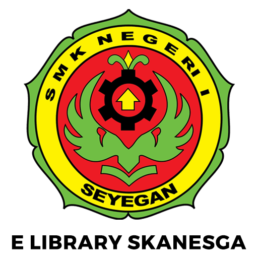E Library SKANESGA logo